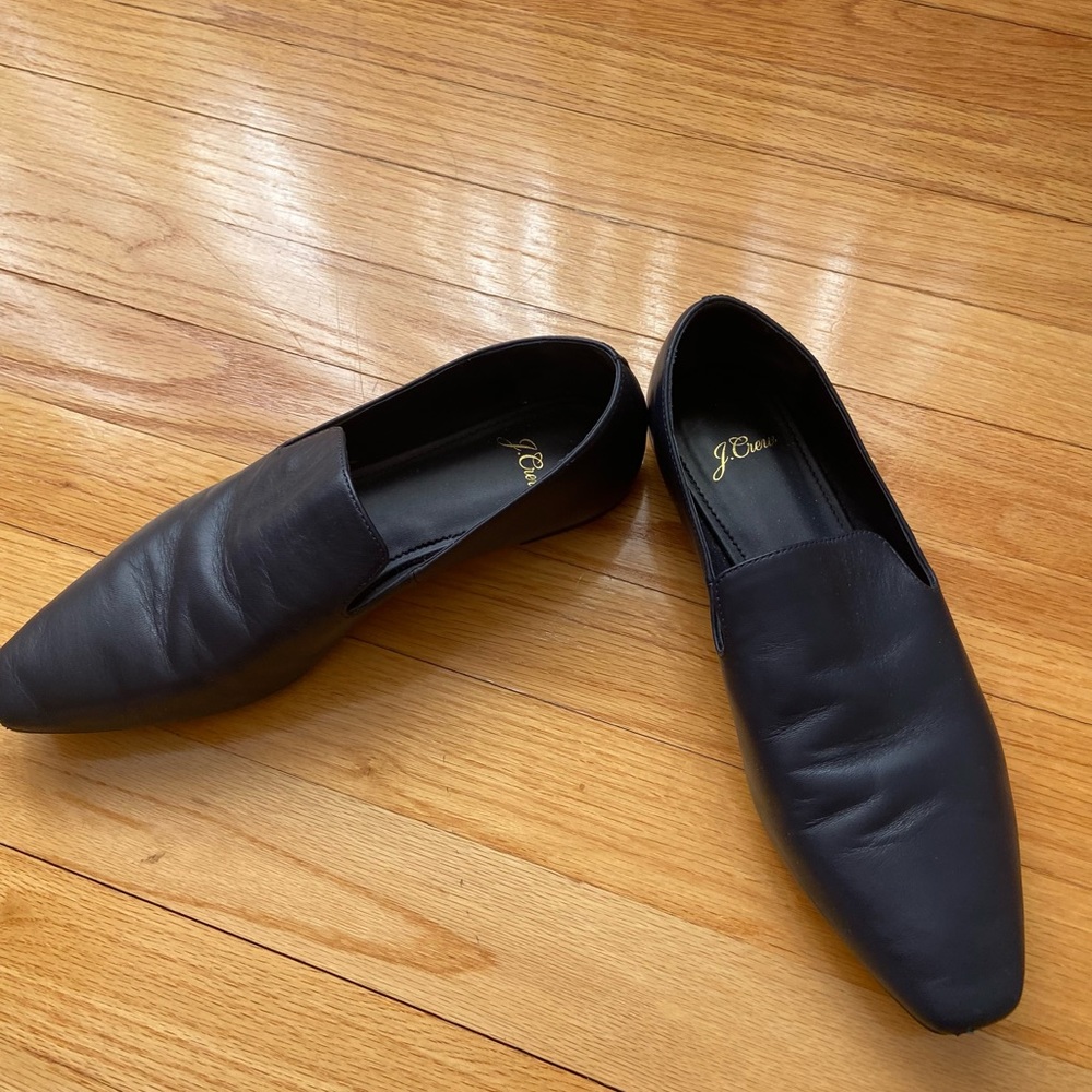 J. CREW Bennet Unstructured Leather Loafers - Picture 3 of 12